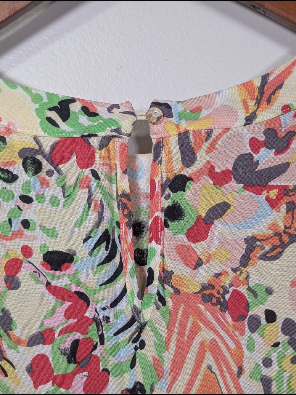 Floral Tiered Babydoll Dress in Pastel Multi Size 1X - Picture 5 of 6